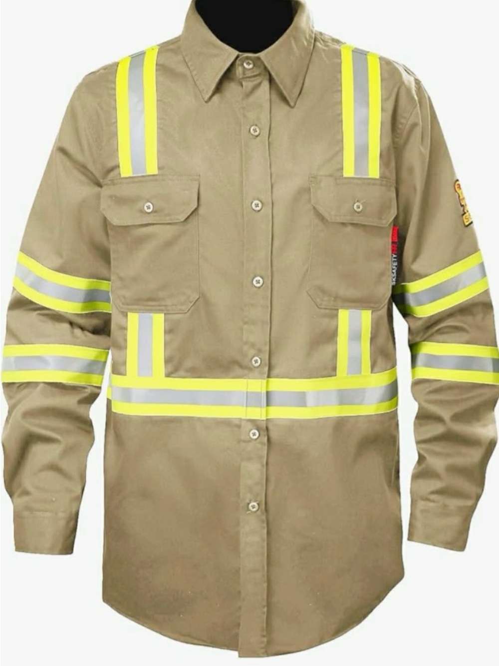 Fire Retardant Long Sleeve shirt CAT 2 size 5XL 7oz cotton for welding